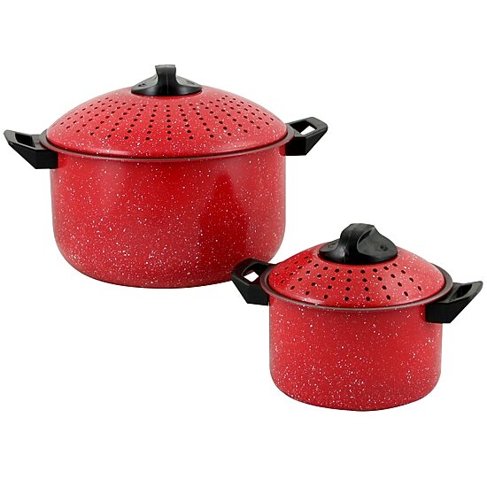 Gibson Home Casselman 4 piece Nonstick Pasta Pot Set with Bakelite Handle/Knob