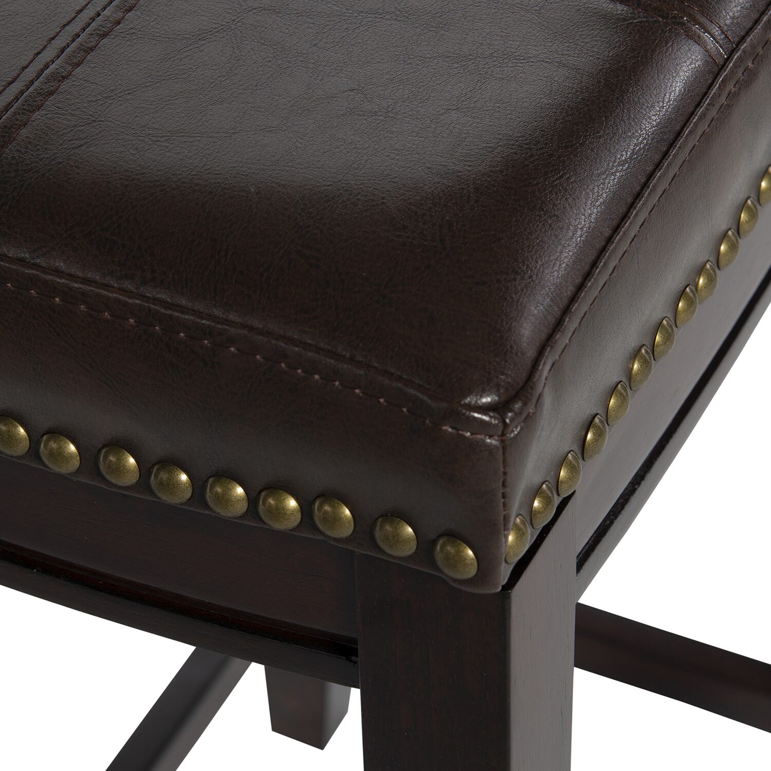Linon Lakeland Upholstered Backless Counter Stool