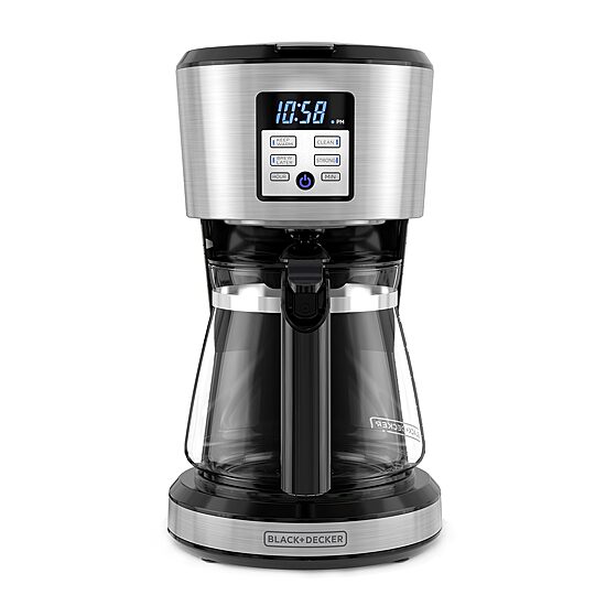 Black+Decker 12-Cup Programmable Coffee Maker With Vortex Technology