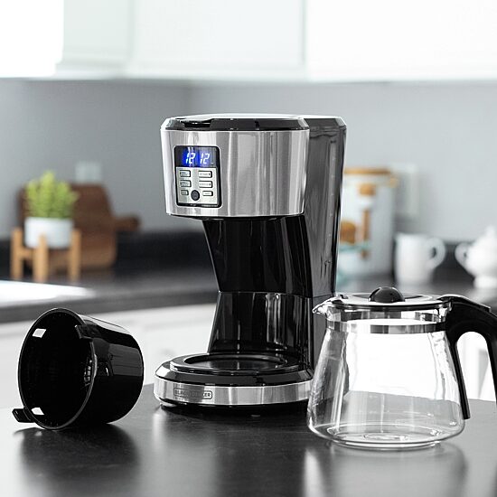 Black+Decker 12-Cup Programmable Coffee Maker With Vortex Technology