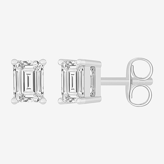 (H-I / SI1-SI2) 1/2 CT. T.W. Lab Grown White Diamond 14K Gold 4.2mm Stud Earrings