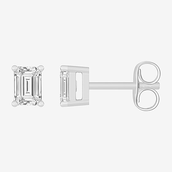 (H-I / SI1-SI2) 1/2 CT. T.W. Lab Grown White Diamond 14K Gold 4.2mm Stud Earrings