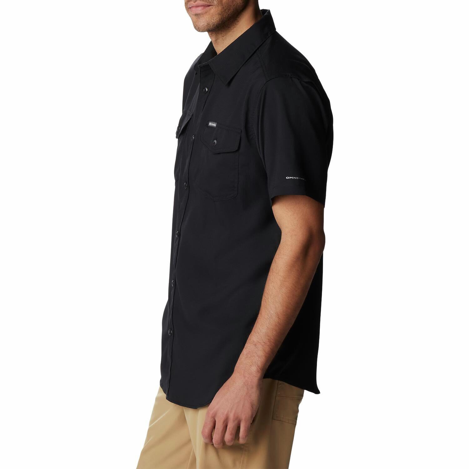 Columbia Utilizer Mens Short Sleeve Regular Fit Button-Down Shirt
