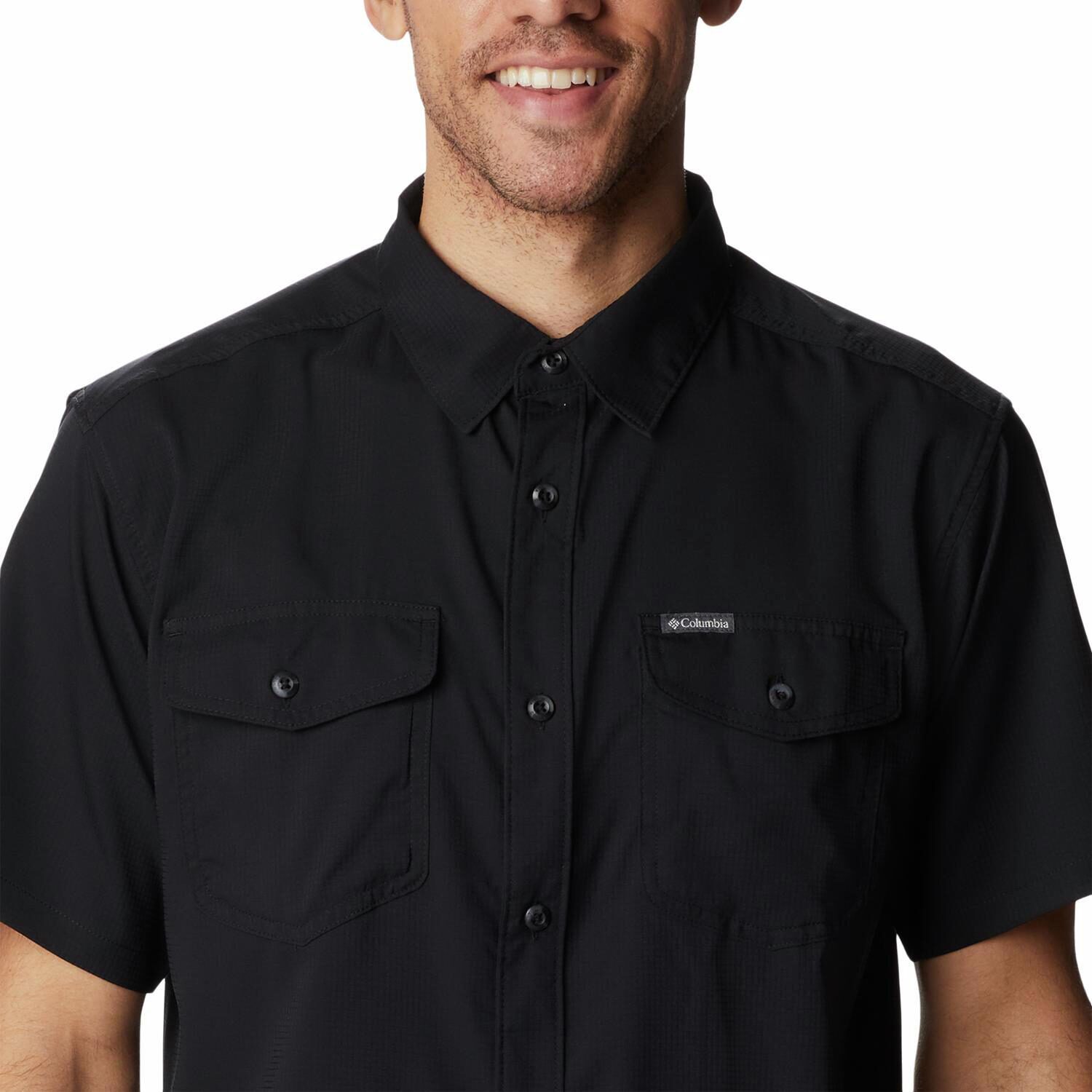 Columbia Utilizer Mens Short Sleeve Regular Fit Button-Down Shirt