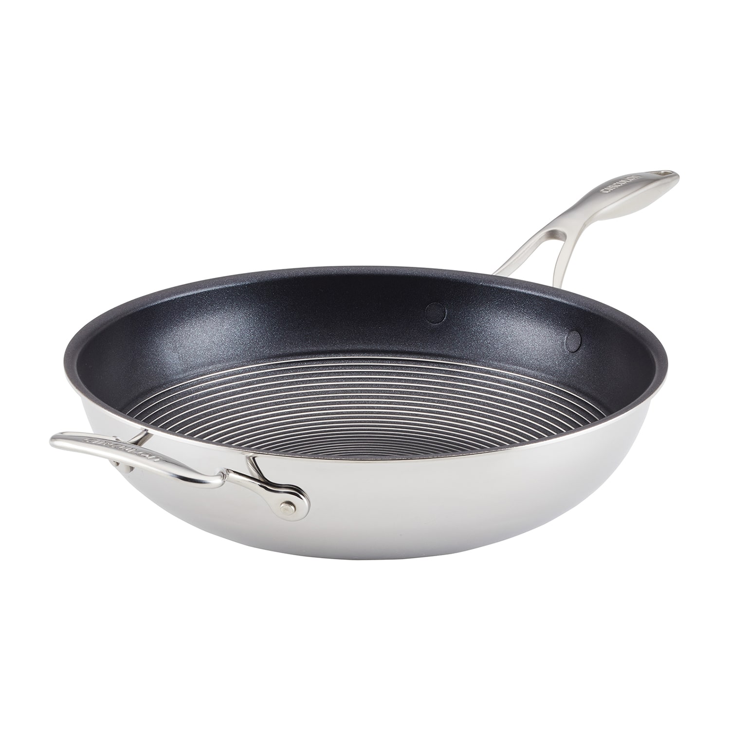 Circulon Steelshield Stainless Steel 12.5" Stir Fry Pan