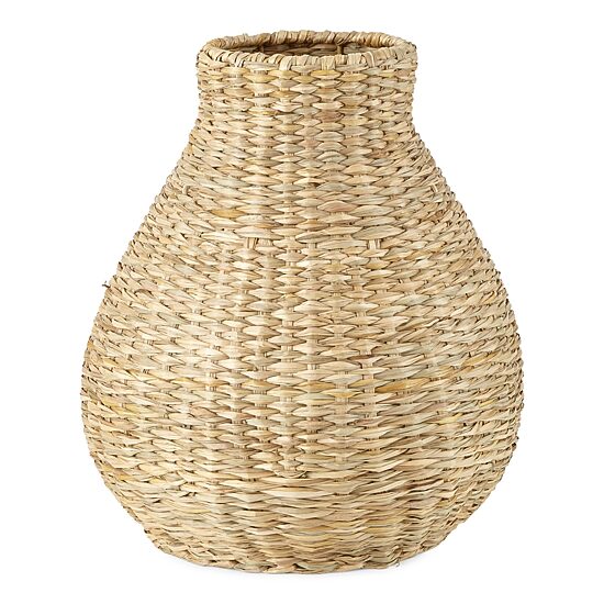 Linden Street 12 In Round Woven Vase