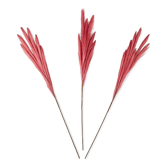 Distant Lands Pink Faux Pampas 3-pc. Vase Filler