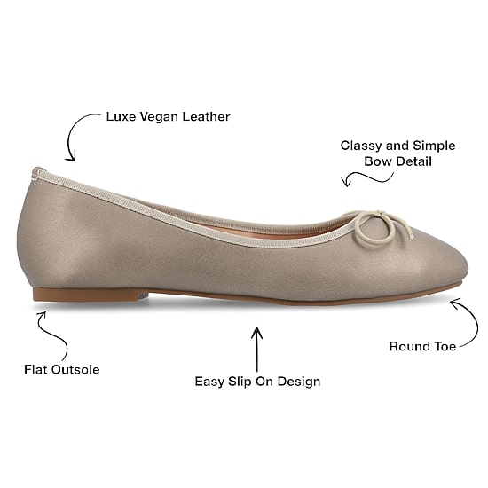 Journee Collection Womens Vika Ballet Flats