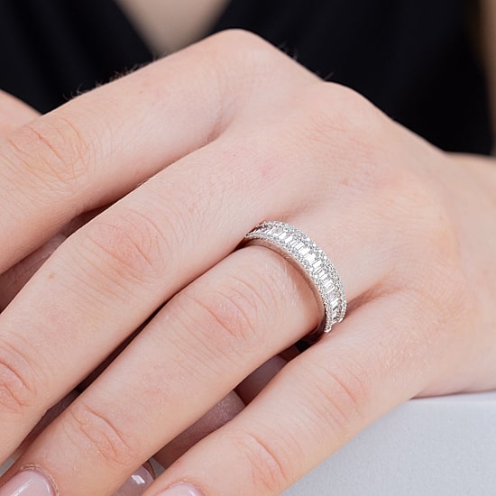 2.5MM 1/2 CT.T.W. Natural White Diamond 10K Gold Anniversary Band