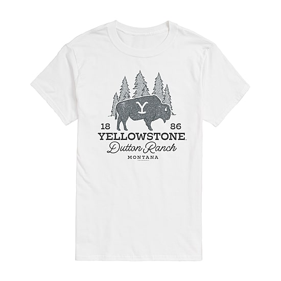 Mens Short Sleeve Yellowstone Graphic T-Shirt
