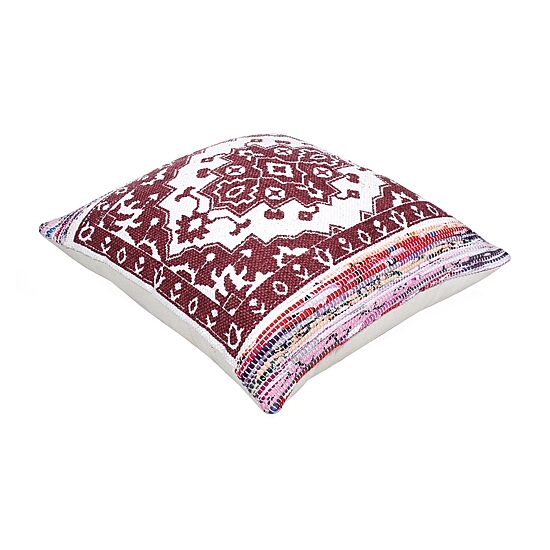LR Home Mika Geometric Square Throw Pillow