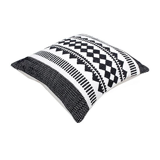 LR Home Koum Geometric Square Throw Pillow