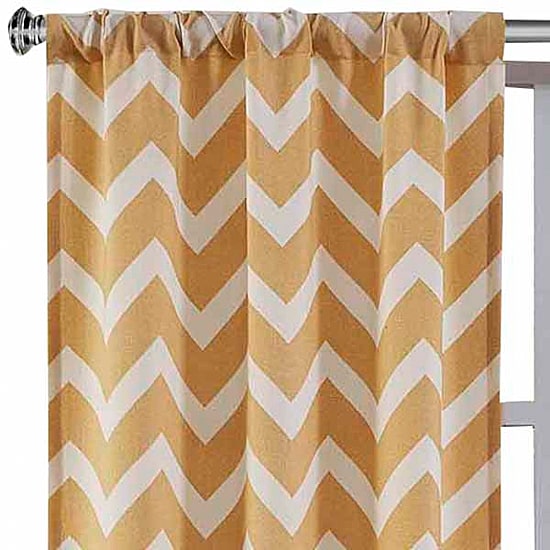 Home Expressions Rhett Rod Pocket Light-Filtering Set of 2 Curtain Panel