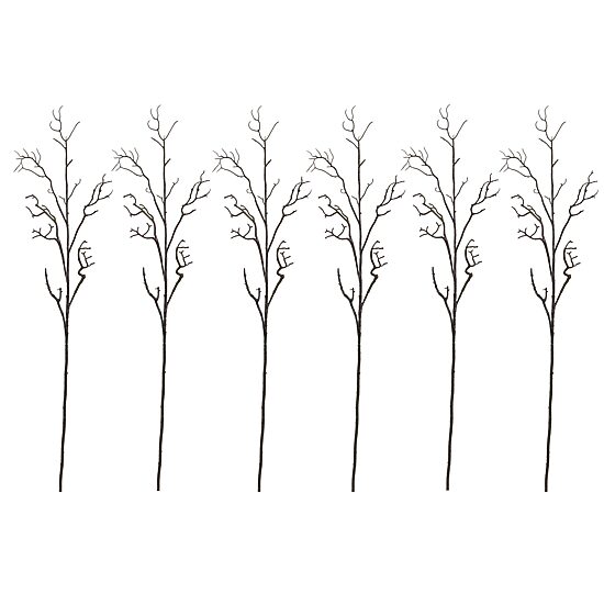 46” Deadwood Stem Artificial Flower Stem; Set of6