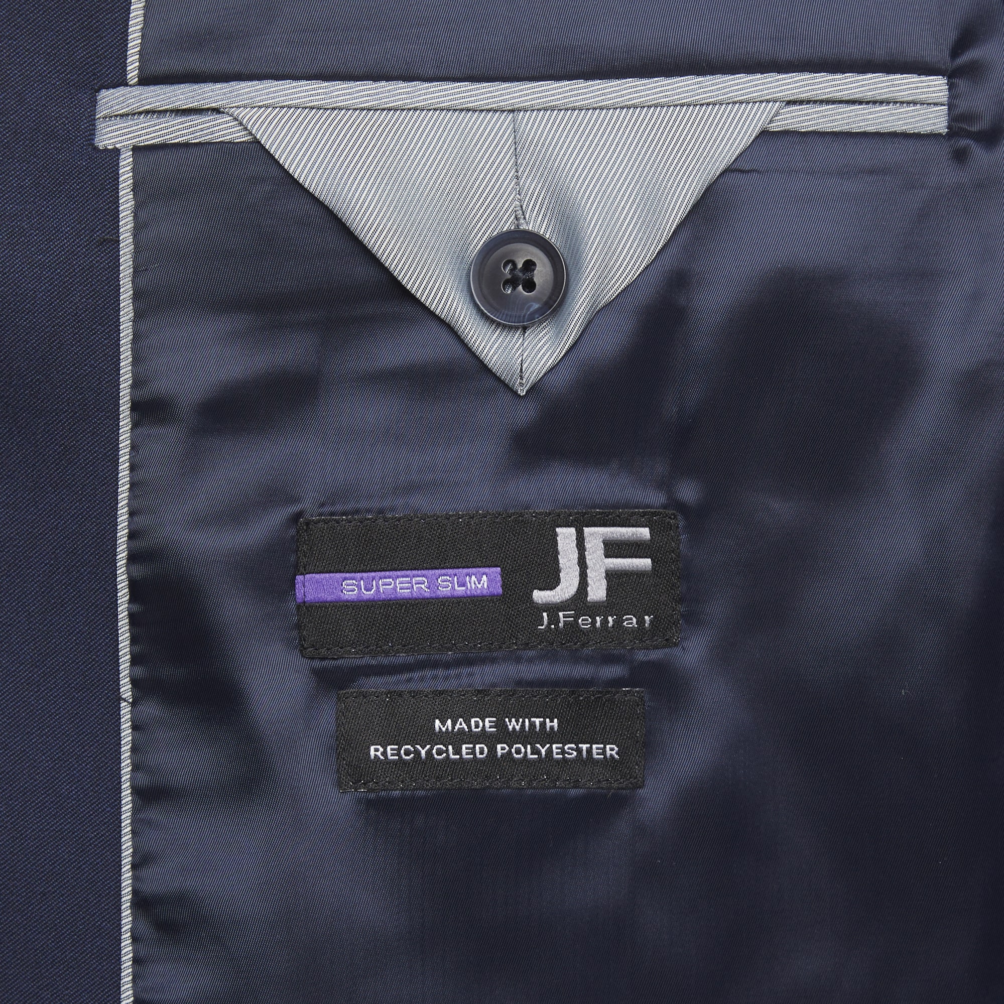 J. Ferrar Ultra Comfort Mens Stretch Fabric Super Slim Fit Suit Jacket