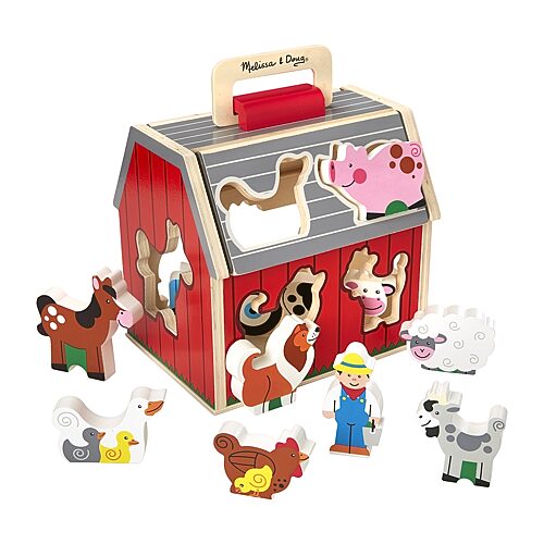Melissa & Doug Take-Along Sorting Barn Toy Tool, One Size