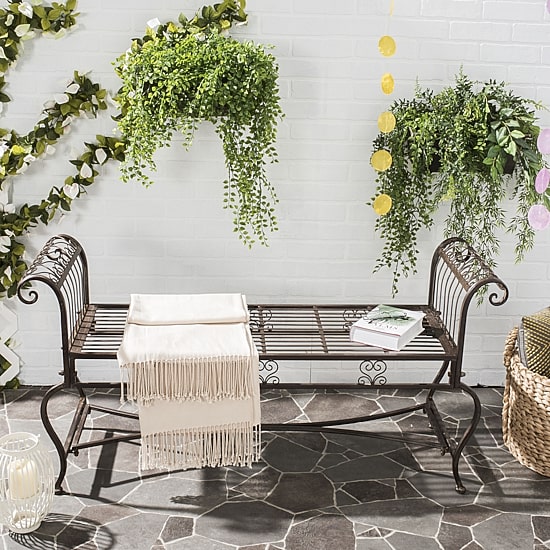 Safavieh Brielle Patio Collection Bench