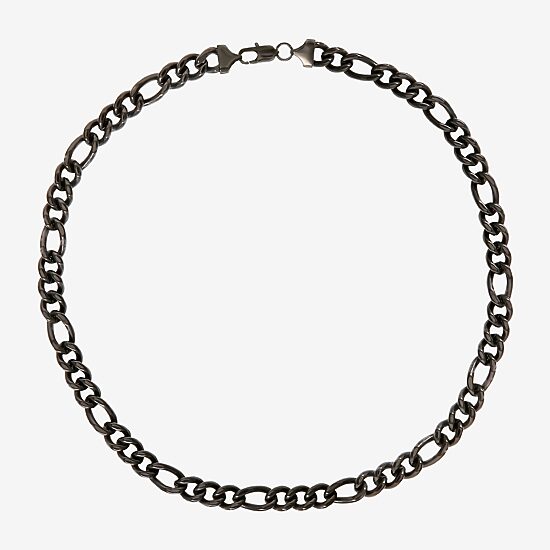 Shaquille O'Neal XLG™ Mens Stainless Steel 24 Inch Figaro Chain Necklace
