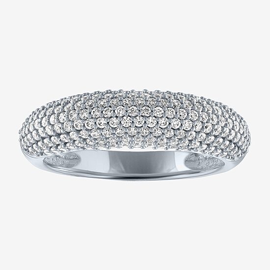 Diamond Addiction (G-H / Si2-I1) Womens 3/4 CT. T.W. Lab Grown White Diamond 10K Gold 10K White Gold Ring Set