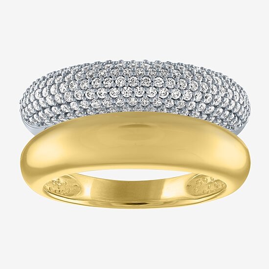 Diamond Addiction (G-H / Si2-I1) Womens 3/4 CT. T.W. Lab Grown White Diamond 10K Gold 10K White Gold Ring Set