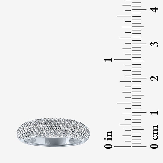 Diamond Addiction (G-H / Si2-I1) Womens 3/4 CT. T.W. Lab Grown White Diamond 10K Gold 10K White Gold Ring Set