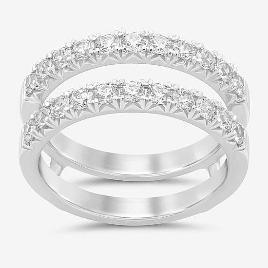 (I / Si2) Womens 1 CT. T.W. Lab Grown White Diamond 14K Gold Band