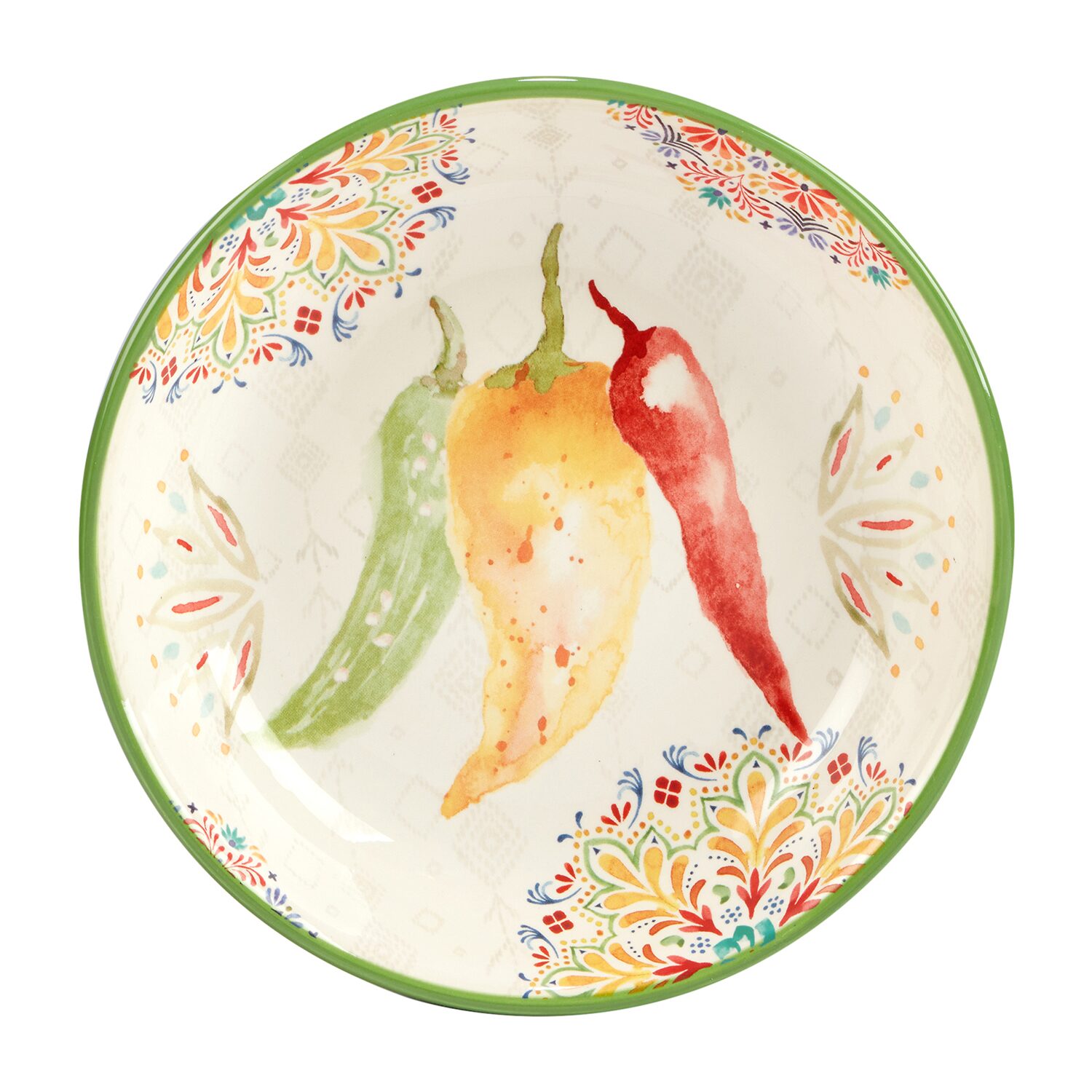 Certified International Sweet & Spicy 4-pc. Earthenware Soup Bowl