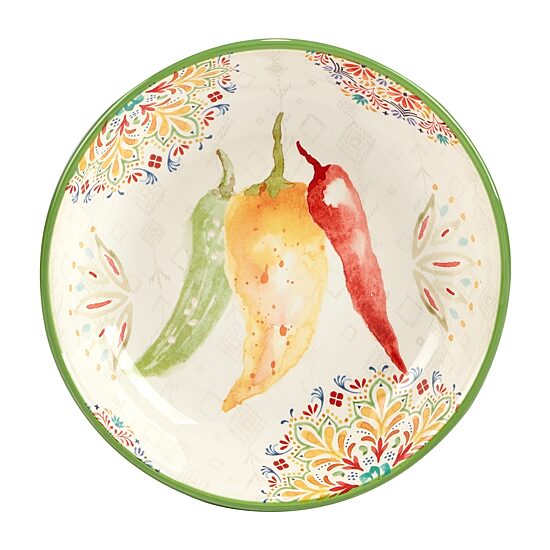 Certified International Sweet & Spicy 4-pc. Earthenware Soup Bowl