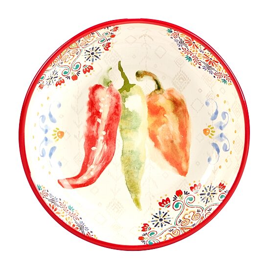 Certified International Sweet & Spicy 4-pc. Earthenware Soup Bowl