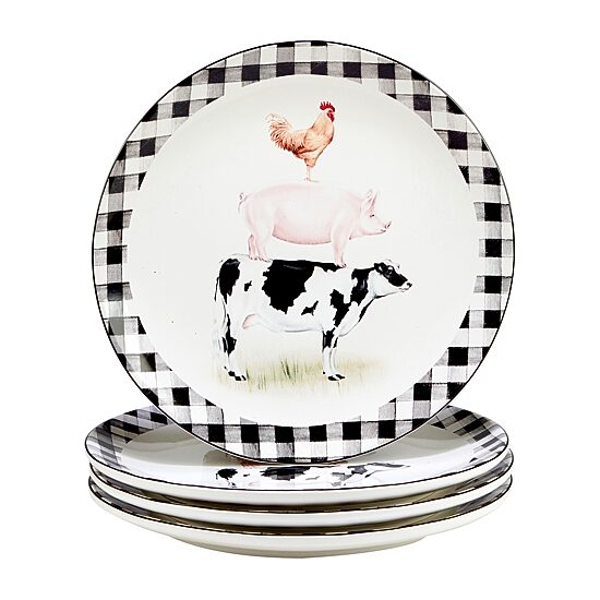 Certified International On The Farm 16-pc. Earthenware Dinnerware Set