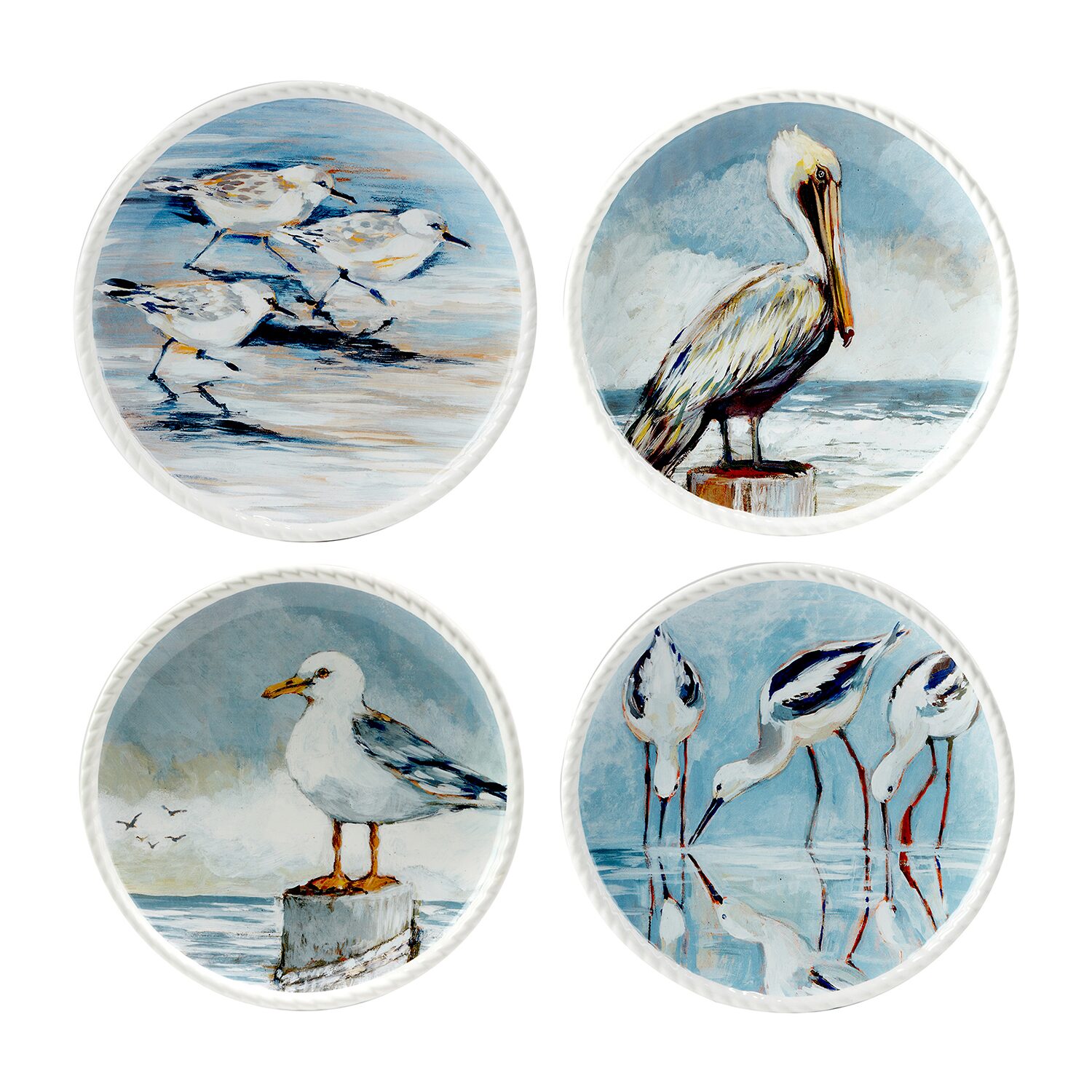 Certified International Shorebirds 16-pc. Earthenware Dinnerware Set