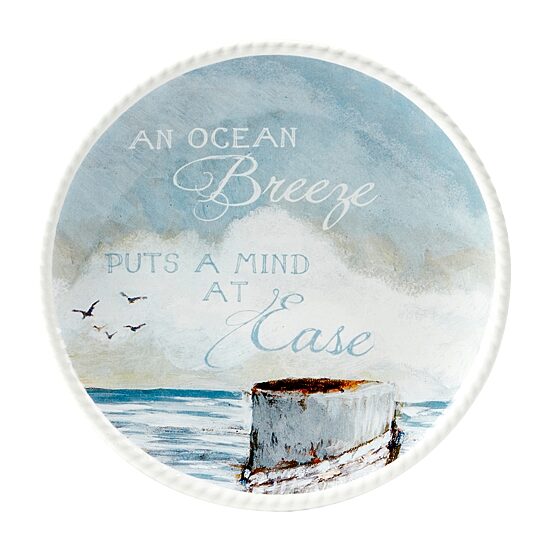 Certified International Shorebirds 4-pc. Earthenware Appetizer Plate