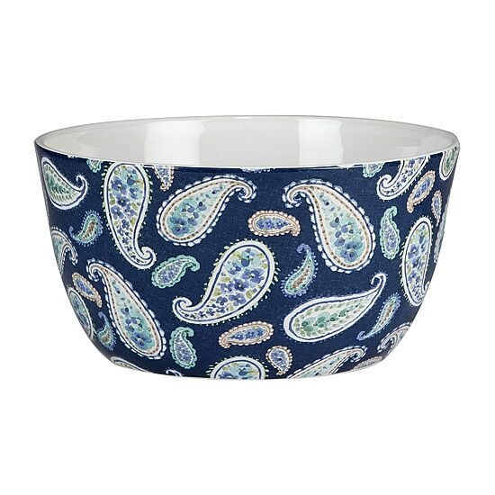 Certified International Bohemian Blue Serving Bowl