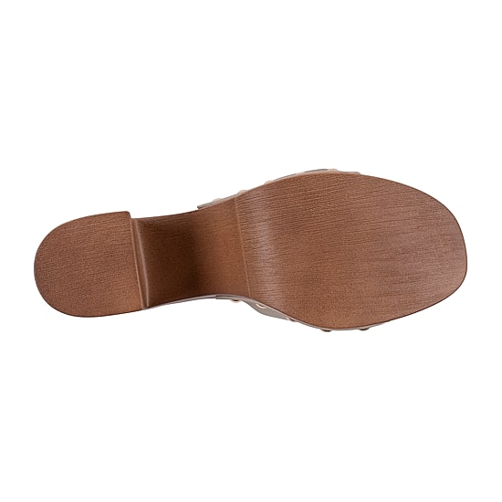 GC Shoes Womens York Buckled Platform Heeled Sandals