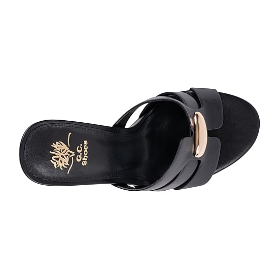 GC Shoes Womens Verona Hardware Heeled Sandals