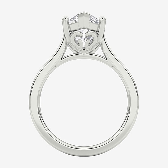 Grown Gorgeous (F / Vs2) Womens 3 3/4 CT. T.W. Lab Grown White Diamond 14K Gold Marquise Solitaire Engagement Ring