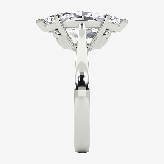 Grown Gorgeous (F / Vs2) Womens 3 3/4 CT. T.W. Lab Grown White Diamond 14K Gold Marquise Solitaire Engagement Ring