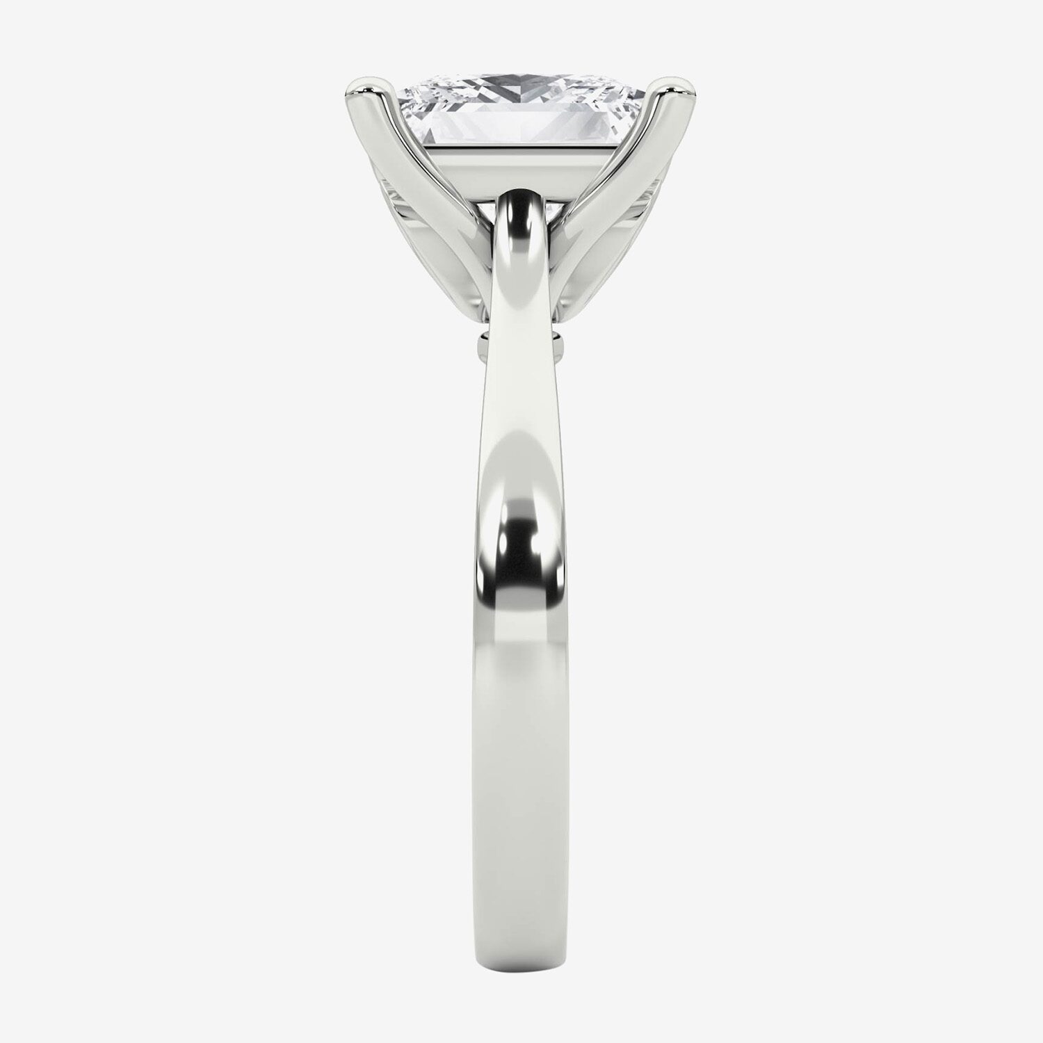 Grown Gorgeous (F / Vs2) Womens 4 1/2 CT. T.W. Lab White Diamond Platinum Solitaire Engagement Ring