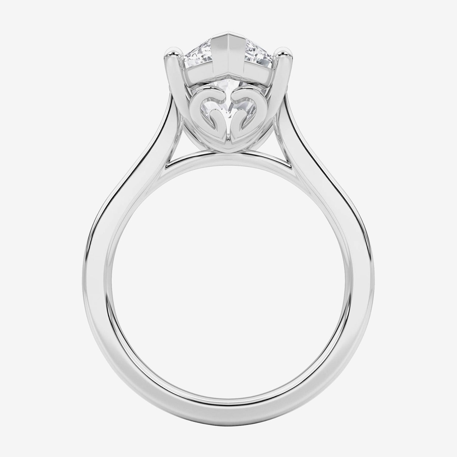 Grown Gorgeous (F / Vs2) Womens 4 1/2 CT. T.W. Lab White Diamond Platinum Marquise Solitaire Engagement Ring