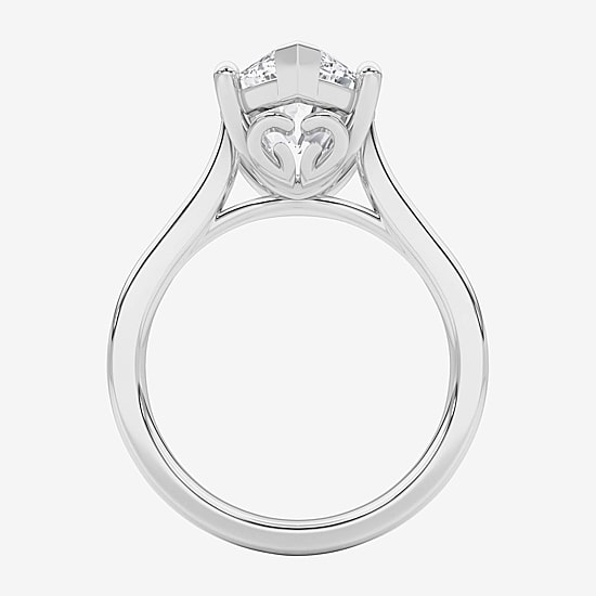 Grown Gorgeous (F / Vs2) Womens 4 1/2 CT. T.W. Lab Grown White Diamond Platinum Marquise Solitaire Engagement Ring