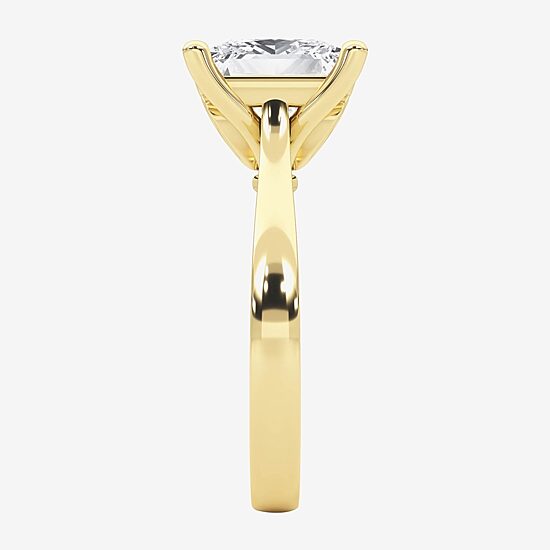 Grown Gorgeous (F / Vs2) Womens 4 1/2 CT. T.W. Lab Grown White Diamond Platinum Solitaire Engagement Ring