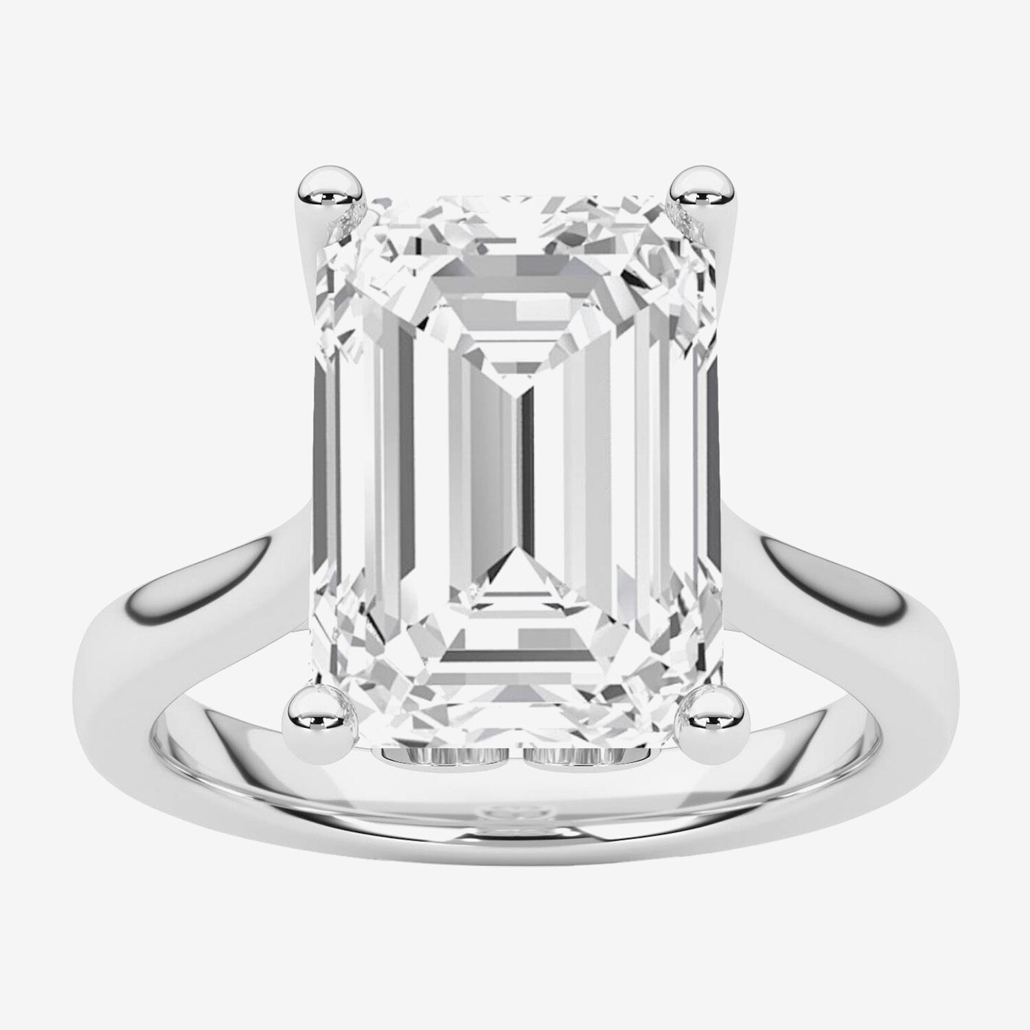 Grown Gorgeous (F / Vs2) Womens / CT. T.W. Lab White Diamond 14K Gold Solitaire Engagement Ring