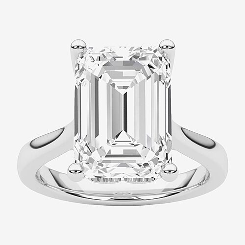 Grown Gorgeous (F / Vs2) Womens 4 1/2 CT. T.W. Lab Grown White Diamond 14K Gold Solitaire Engagement Ring, 9, White