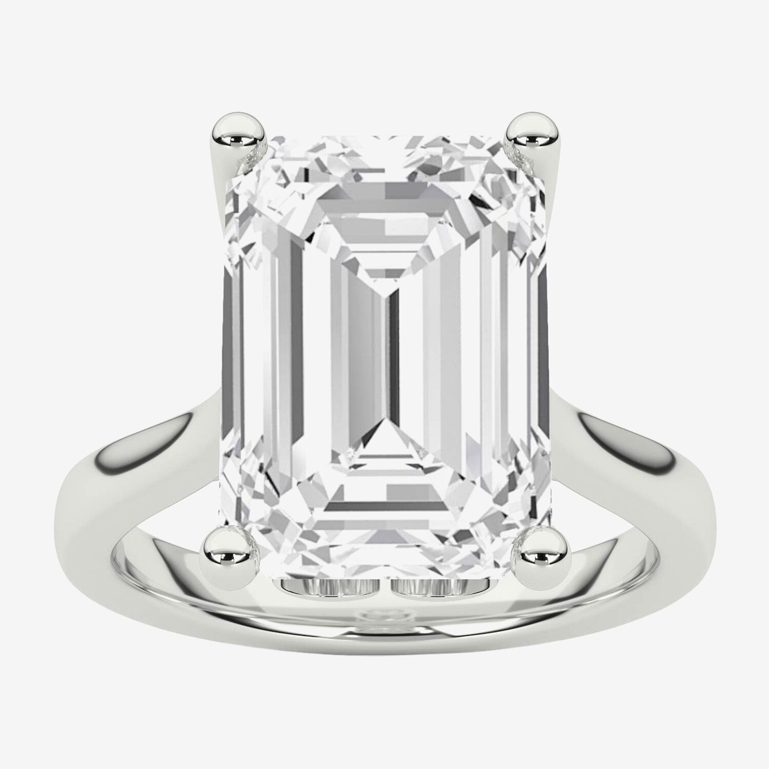 Grown Gorgeous (F / Vs2) Womens / CT. T.W. Lab White Diamond 14K Gold Solitaire Engagement Ring