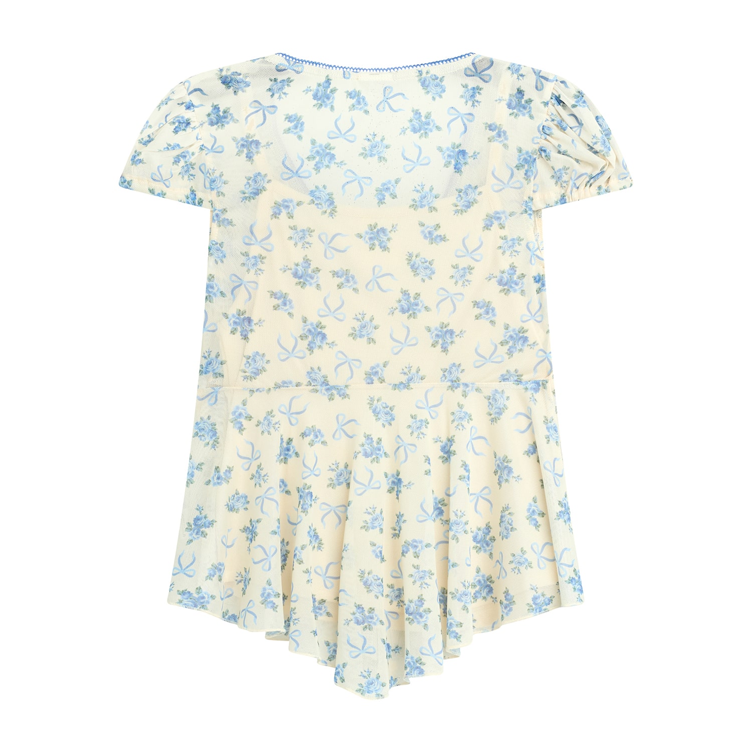 Self Esteem Big Kid Girls V Neck Short Sleeve Blouse