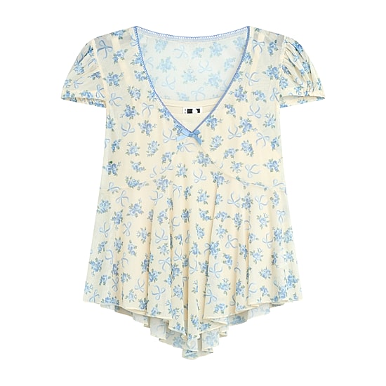 Self Esteem Big Kid Girls V Neck Short Sleeve Blouse