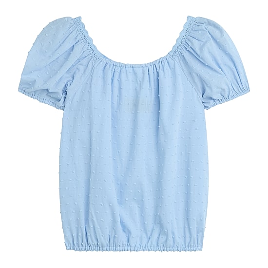 by&by girl Big Kid Girls V Neck Short Sleeve Blouse