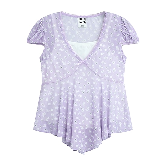 Self Esteem Big Kid Girls V Neck Short Sleeve Blouse