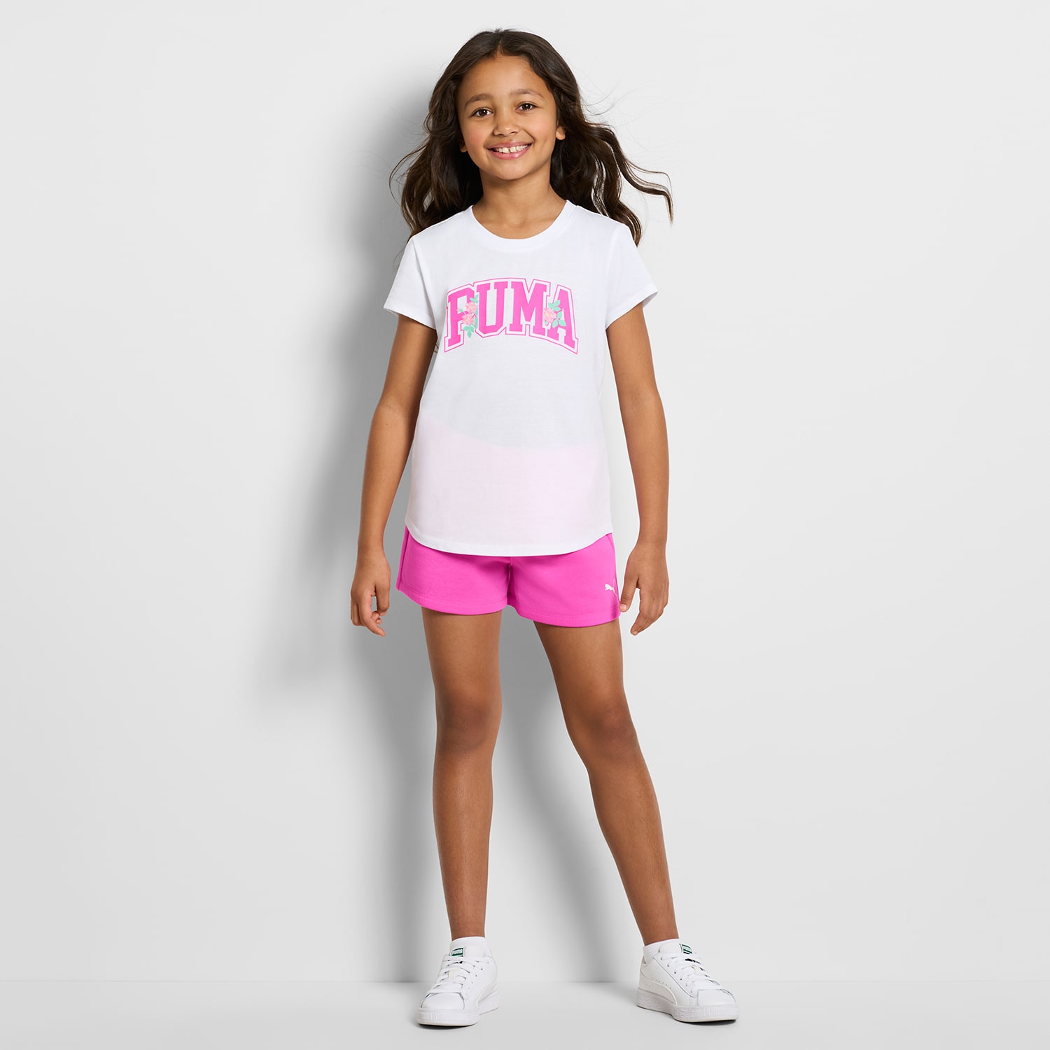 PUMA Big Kid Girls 3-pc. Short Set