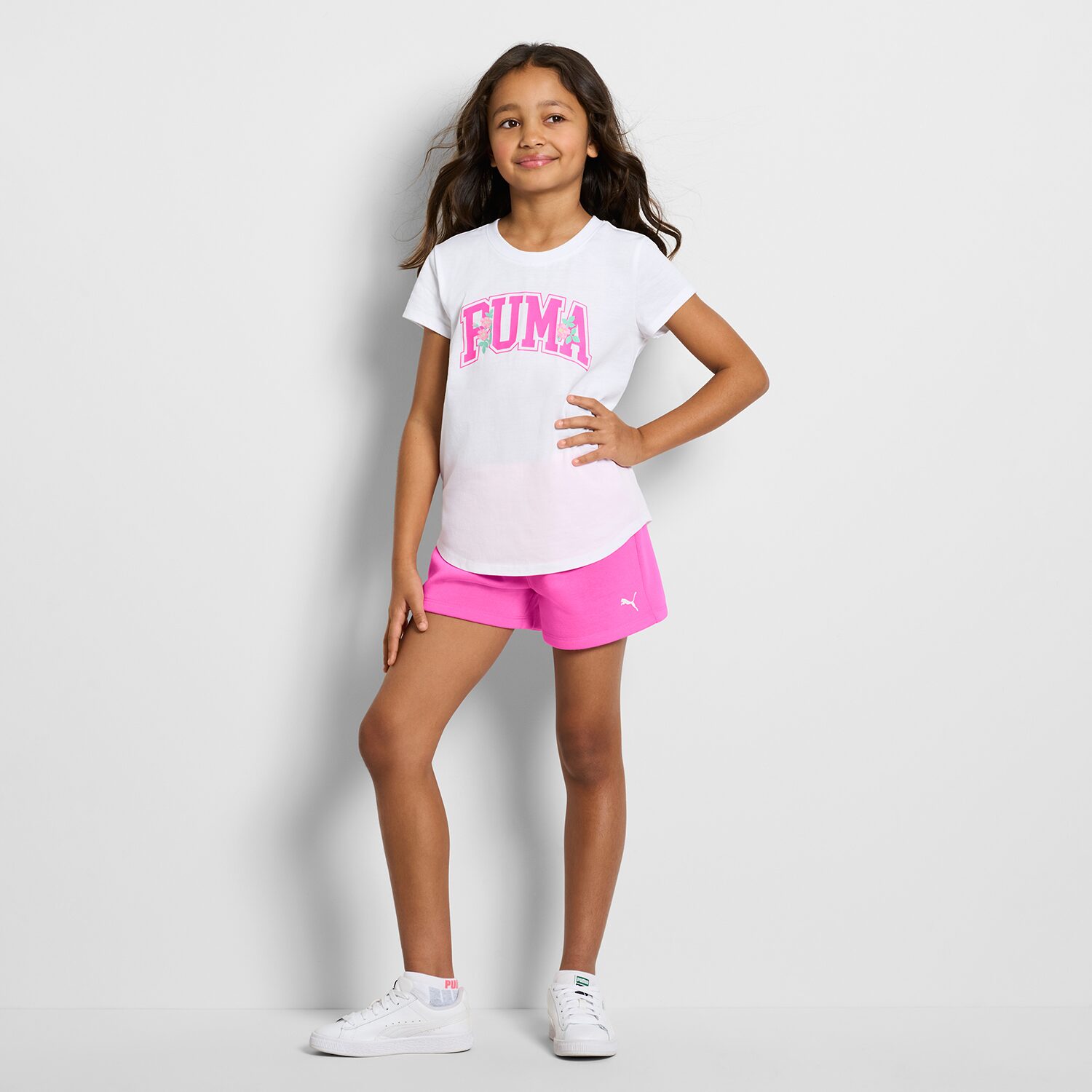 PUMA Big Kid Girls 3-pc. Short Set